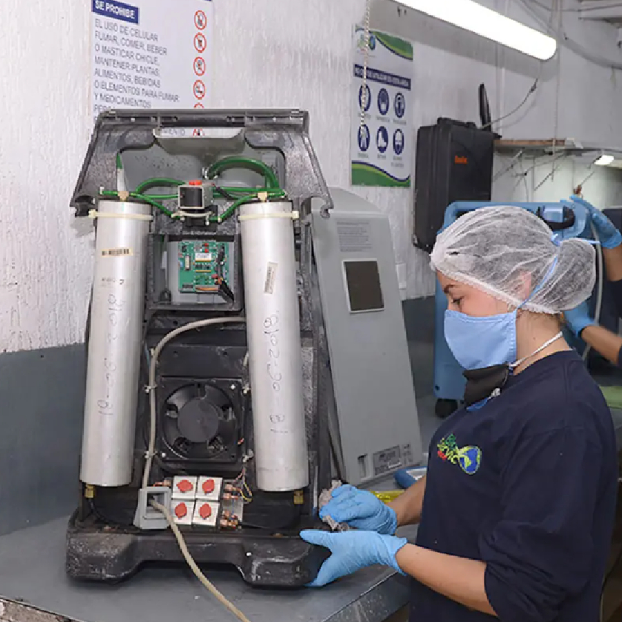 Reparación de concentrador de oxígeno Pirque