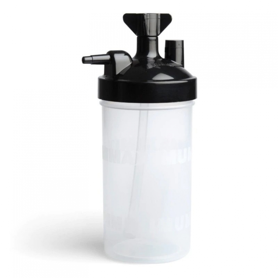 Vaso humidificador para concentrador de oxígeno